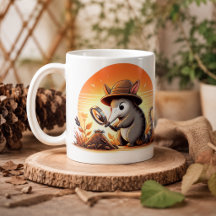 Whimsical Aardvark Tasse für Tierfreunde