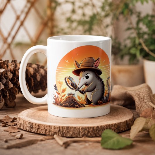 Whimsical Aardvark Tasse für Tierfreunde