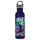 Whimsical Abstract Bird Floral Personalized Edelstahlflasche (Vorderseite)