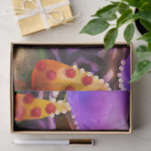 Whimsical Abstract Momma & Baby Cow Decoupage Seidenpapier (Geschenk)