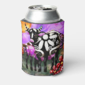 Whimsical Abstract Momma & Baby Cow Funky Farm Dosenkühler (Kanne Rückseite)