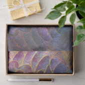 Whimsical Abstrakt Dragon Scales Cooles Fraktal Ku Seidenpapier (Geschenk)