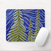 Whimsical Abstrakt Evergreens Mousepad (Mit Mouse)