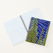 Whimsical Abstrakt Evergreens Notizblock (Innenseite)
