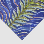 Whimsical Abstrakt Evergreens Seidenpapier (Ausschnitt)