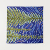 Whimsical Abstrakt Evergreens Wandteppich (Vorderseite (Horizontal))