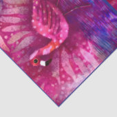 Whimsical Abstrakt rosa Flamingo Decoupage Seidenpapier (Detail)