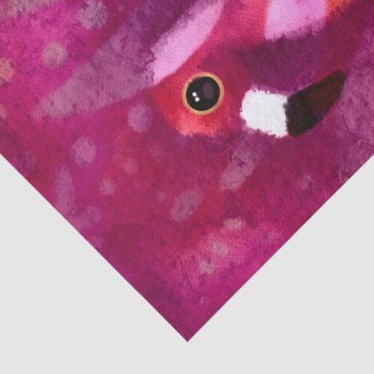 Whimsical Abstrakt rosa Flamingo Decoupage Seidenpapier (Detail)