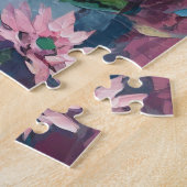 Whimsical Abstrakt Unicorn und Sukkuline Puzzle (Seite)