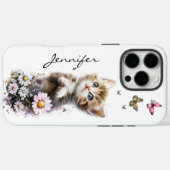 Whimsical Adorable Niedlich Kitten iPhone / iPad G Case-Mate iPhone Hülle (Rückseite (Horizontal))