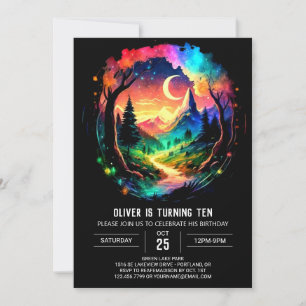 Whimsical Adventure erwartet Cottagecore Geburtsta Einladung