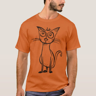 Whimsical Adventures of a komodore toon Cat T-Shirt