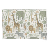 Whimsical African Animals Pattern ID1263 Kissenbezug (Vorderseite)