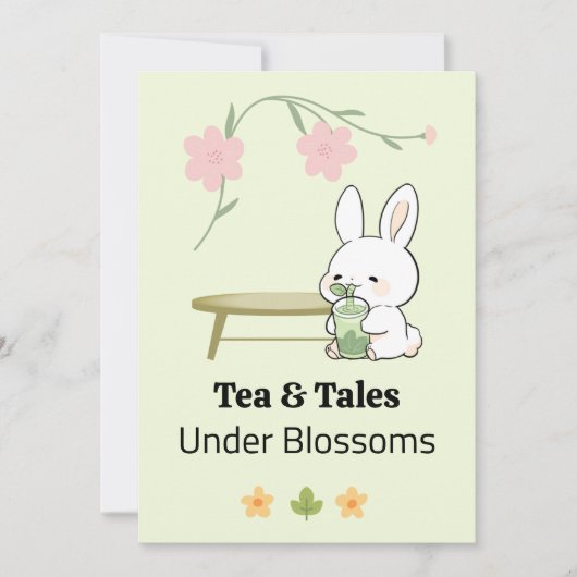 Whimsical Afternoon invitation Einladung (Vorderseite)
