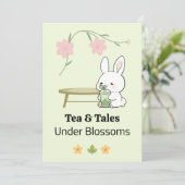 Whimsical Afternoon invitation Einladung (Stehend Vorderseite)