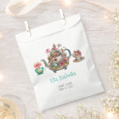 Whimsical Afternoon Tea Gastgeschenk Beutel Geschenktütchen (Ausgeschnitten)