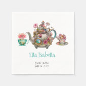 Whimsical Afternoon Tea Party Serviette (Vorderseite)