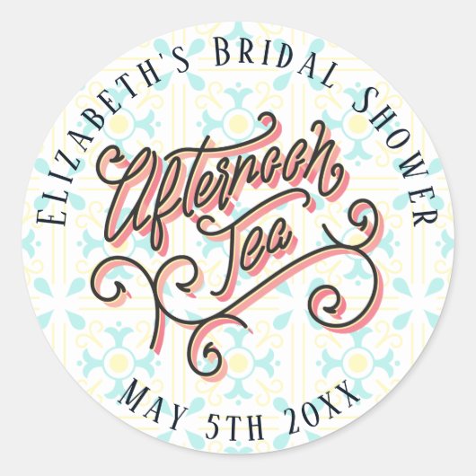 Whimsical Afternoon Tea Stickers (Vorderseite)