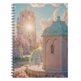 Whimsical AI art notebook planer Notizblock