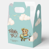 Whimsical Airplane Teddy Bär Vielen Dank Geschenkschachtel (Geöffnet)