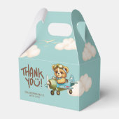 Whimsical Airplane Teddy Bär Vielen Dank Geschenkschachtel (Vorderseite)
