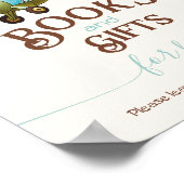 Whimsical Airplane Teddy Bärenbücher und Geschenke Poster (Ecke)