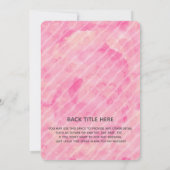 Whimsical Alice im Wunderland Baby Dusche by Mail Einladung (Rückseite)