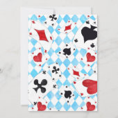 Whimsical Alice im Wunderland Baby Dusche Einladung (Rückseite)