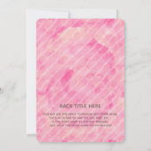 Whimsical Alice im Wunderland Baby Dusche Einladung (Rückseite)