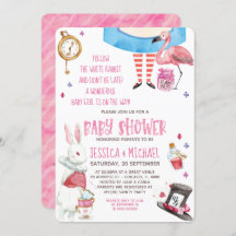 Whimsical Alice im Wunderland Baby Dusche