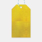 Whimsical Alice im Wunderland Gold Vielen Dank Geschenkanhänger (Rückseite)