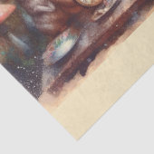 Whimsical Alice Tea Party DIY Craft Decoupage Seidenpapier (Ausschnitt)