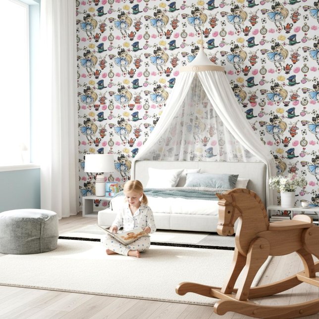 Whimsical Alice Teacup Sparkle Character Wallpaper Tapete (Von Creator hochgeladen)