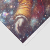 Whimsical Alice White Rabbit Wonderland Decoupage Seidenpapier (Ausschnitt)