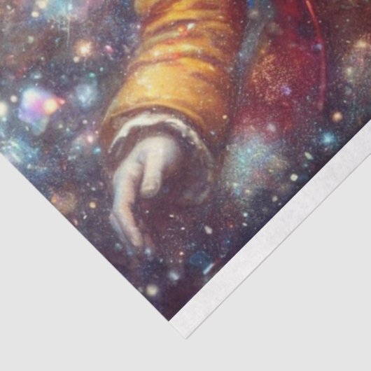 Whimsical Alice White Rabbit Wonderland Decoupage Seidenpapier (Ausschnitt)