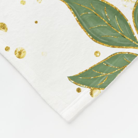 Whimsical Alice's Adventures in Wonderland Glitzer Fleecedecke (Ecke)