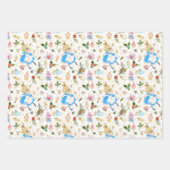 Whimsical Alice's Adventures in Wonderland Party Geschenkpapier Set (Vorderseite)