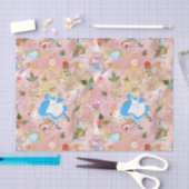 Whimsical Alice's Adventures in Wunderland Spaß Seidenpapier (Handwerk)