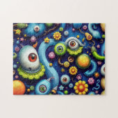 Whimsical Alien Planet Landscape Jigsaw Puzzle (Horizontal)