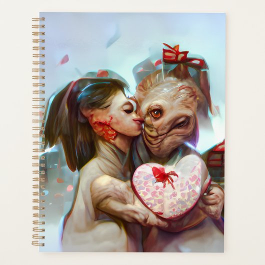 Whimsical Alien Romance Planer (Vorderseite)