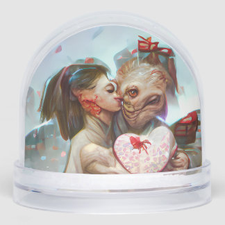 Whimsical Alien Romance Schneekugeln