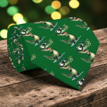 Whimsical Alligator Custom Necktie Tie Krawatte<br><div class="desc">A unique and eye-catching necktie featuring a charming alligator design. Perfect for adding a touch of personality and fun to any outfit. Ideal for those who appreciate quirky,  one-of-a-kind accessories.</div>