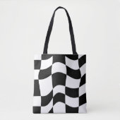 Whimsical Allure: Liniert Gemustert Abstrakt Tasche (Vorderseite)