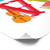 Whimsical Alphabet for Kids Poster (Ecke)