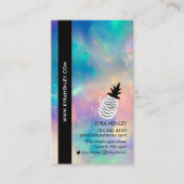 Whimsical Ananas Einfach Schwarz-weiß jeden Servic Visitenkarte (Vorderseite)