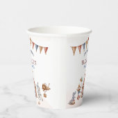Whimsical Animals Circus Party Babydusche Pappbecher (Rechts)