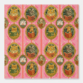 Whimsical animals reading books  tapete (Vorderseite)