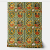 Whimsical animals reading books wallpaper tapete (Abrollen)