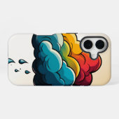 Whimsical Anime Cloud Phone Case iPhone 16 Hülle (Rückseite (Horizontal))