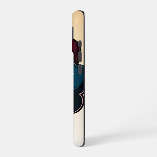 Whimsical Anime Cloud Phone Case iPhone 16 Hülle (Linke Seite)